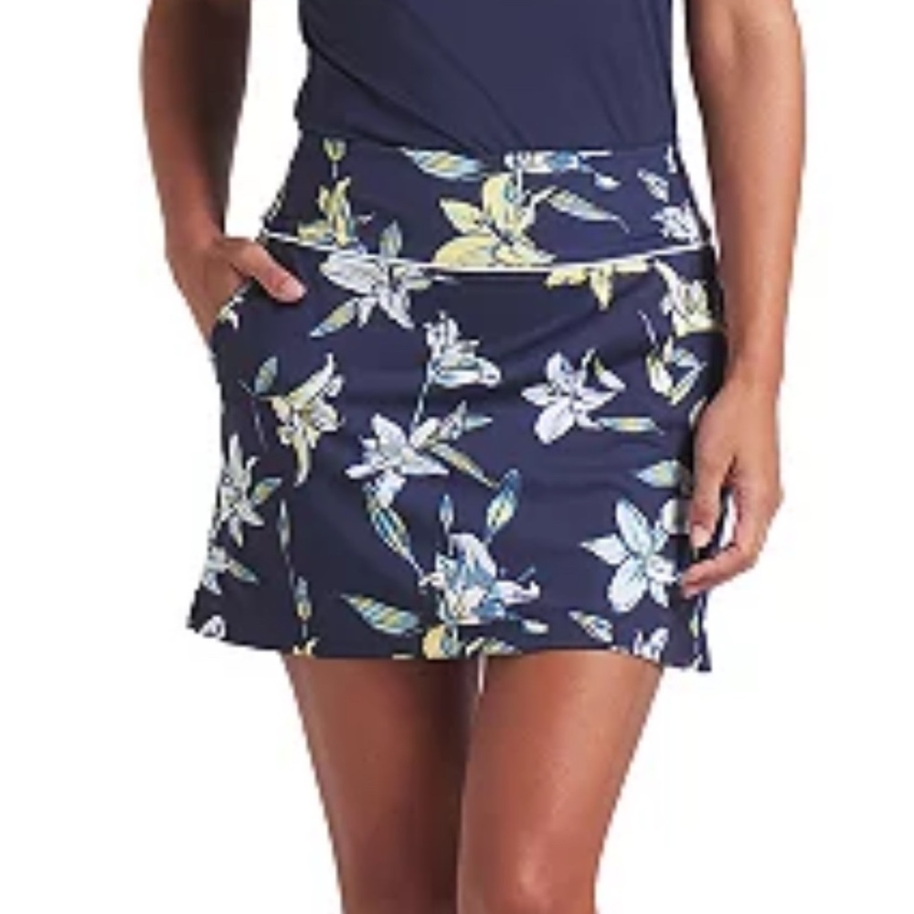 Puma Navy Floral Tennis Skort NWOT (Small)